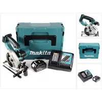 Makita DSS 501 RG1J 18V 136 mm Li-ion Akku Handkreissäge im Makpac + 1x 6,0 Ah Akku + Ladegerät