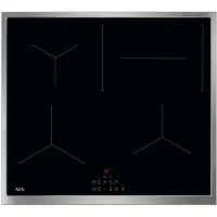 AEG TX64IC00XB, Schwarz, Integriert, 60 cm, Zonen-Induktionskochfeld, Glaskeramik, 4 Zone(n)