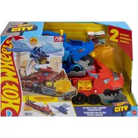 Mattel Spielset - City Ultimate Doppeldrachentransporter - - One Size - Autos