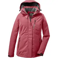Killtec Outdoorjacke "KOW 140 WMN JCKT" Wasserdichte Damenjacke, atmungsaktiv, abnehmbare Kapuze