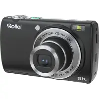 Rollei Powerflex Compact, 64 MP, 9248 x 6936 Pixel, 5x, 5K Ultra HD, Touchscreen, Schwarz