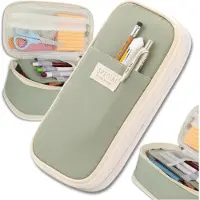 Edibazzar | Ein geräumiges Federmäppchen, klassischer Organizer, grün