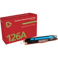 Xerox EverydayTM Cyan wiederaufbereiteter Toner von , kompatibel mit HP 126A (CE311A), Standardkapazität, 1000 Seiten, Cyan, 1 Stück(e)