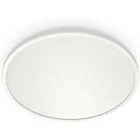 WiZ Connected Superslim Deckenleuchte 16 W, Wi-Fi/Bluetooth, Weiß, Wi-Fi 4 (802.11n), 802.11b, 802.11g, LED, Metall, Kunststoff, Nicht austauschbare(s) Leuchtmittel