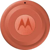 Motorola Bluetooth-Tracker "Moto Tag 2", orange (pantone arabesque), B:3,19cm H:0,8cm T:3,19cm Ø:3,19cm, GPS-Geräte, Tracker Ultra Wideband Bluetooth, Bluetooth-Tracker