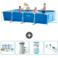 Intex Rechteckiger Frame Pool - 450x220x84 cm - 5-teilig S30309