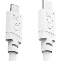 Hama 00201815, 1 m, Lightning, USB C, Männlich, Männlich, Weiß