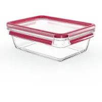Tefal Masterseal Vorratsglas, Rechteckig, 1,3 L, Transparent