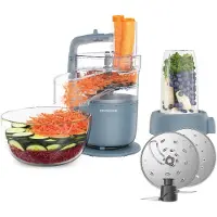 Kenwood MultiPro Go Blend, 1,3 l, Blau, Storm Blue, Mischung, Kotelett, Eis-Crushen, Mixen, Kneten, 1 m, Edelstahl