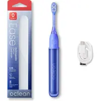 Oclean Ease, Erwachsener, Vibrierende Zahnbürste, Tiefenreinigung, Sensibel, 66000 Bewegungen pro Minute, Blau, 2 min, 30 sec