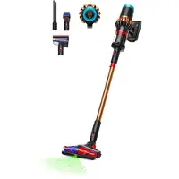 Dyson V16 Piston Animal, 2-in-1-Stabstaubsauger, Beutellos, Schwarz, Kupfer, 1,3 l, Rechteckig, Trocken
