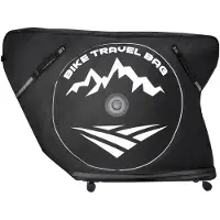 Vevor Fahrrad Transporttasche, Triathlon-Fahrradtasche mit TSA-Schloss & Doppelreißverschluss, bis max. 106 cm Radstand, für Reisen, Outdoor-Aktivitäten, Zug-, Flugzeug- & U-Bahn-Transport