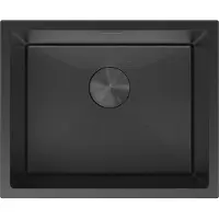 Mexen Trixo Einbauspüle 1-becken 540 x 440 mm, schwarz HC - 6414541000-70HC