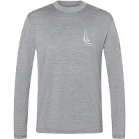 Super.natural - Sailing Boat Bio Jersey L/S - Merinoshirt Gr XXL grau