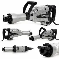 KRAFT&DELE Abbruchhammer 3200W 65J Stemmhammer SDS-HEX Meißelhammer Schlaghammer + Koffer