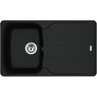 Franke Antea AZG 611-86 Black Matt - 114.0657.805 Granitspüle