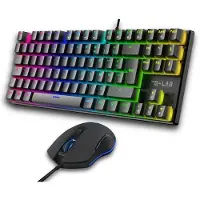 The G-Lab Gaming-Tastatur- und Maus-Bundle – – MERCURY EX COMBO – Mechanische Tastatur mit roten Schaltern – 7200-DPI-Maus