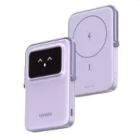 UGREEN PB571 Uno Wireless Powerbank, 5000mAh, 20W, PD + FQI, 1 x QI - 1 x USB-C, Grau