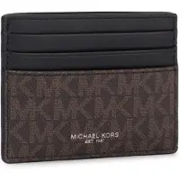 Michael Kors für Herren. 39F9LGYD2B Greyson großer Kartenhalter mit Logos braun, schwarz (OSFA), Lässig, Segeltuch