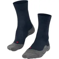 Falke Wandersocken "TK5 Wander", Damen, Gr. 39-40, 6120, marine, Materialmix, unifarben, Socken Wandersocken, mit anatomischer Passform, aus Wolle und Funktionsmaterial