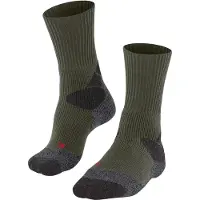 Falke TK-X Expedition Damen Wandersocken, 39-40, Grün, Wolle