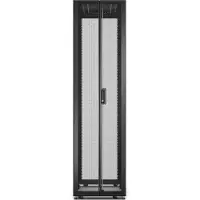Schneider Electric ER6800 Easy Rack 600mm/48HE/1000mm mit Dach, Rollen, Füßen und 4 Halterungen, ohne Seitenteile, Boden, schwarz