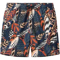 Shiwi Badeshorts Mike Orange Geo Leaves - XXL