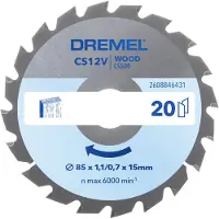 Dremel St Wo Kreissägeblatt Für Holz 85x15 Mm