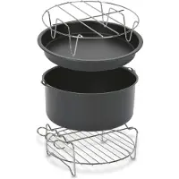 Tefal XA112010, Zubehör-Set, , Easy Fry, Schwarz, 170 mm, Box