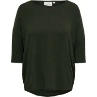 ONLY Carmakoma "CARLAMOUR 3/4 TOP JRS NOOS" Materialmix, loose fit