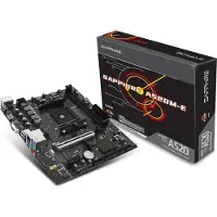 SAPPHIRE TECHNOLOGY A520M-E, AMD, Sockel AM4, AMD Ryzen 3000 Series, AMD Ryzen 4000 Series, AMD Ryzen 5000 Series, Sockel AM4, DDR4-SDRAM, 64 GB