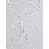 Kutti Heimtextilien Raffrollo "Jasmin" Gr. 3, weiß, B:80cm H:130cm, Obermaterial: 100% Polyester, Raffrollos, Raffrollo, einfarbig, bestickt, matt, Polyester, pflegeleicht, mit Fensterhaken