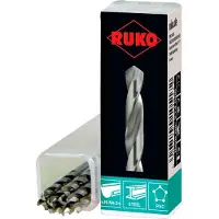 RUKO Din 338 Hss Ground Self-centering Helical Ø 9.75 Mm Metallbohrer 10 Einheiten