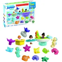Julekalender Junior &amp; Tinti: Weihnachts-countdown Konstruktionsspiel Für Das Badezimmer