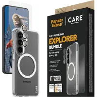 PanzerGlass | CARE by  3-in-1 Set Samsung Galaxy S26, Samsung, Samsung - Galaxy S26, Trockene Anwendung, Kratzresistent, Schockresistent, Transparent, 1 Stück(e)