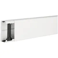 Hager LF4009009016 Leitungsführungskanal aus PVC LF 40x90mm verkehrsweiß - 2 Meter