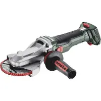 Metabo Akku-Flachkopf-Winkelschleifer WVBF 18 LTX BL 15-125 Quick, incl. Zubehör, metaBOX 165 L
