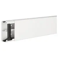 Hager LF4009109016 Leitungsführungskanal mit Trennwand PVC LF 40x90mm verkehrsweiß - 2 Meter