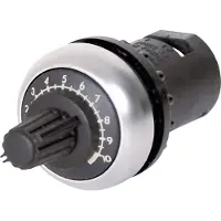 Eaton 229491 Potentiometer, klassisch, M22, 22.5 mm, R 10 kΩ, P 0.5 W, Frontring Titan M22-R10K