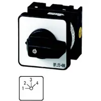 Eaton T0-4-8251/E, Kippschalter, 2P, Schwarz, Weiß, IP65, 48 mm, 109 mm