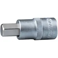 Ks Tools 1" Bit-Stecknuss Innensechskant, kurz, 19 mm