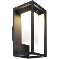 Deko-light LED Wandleuchte Samas Solar 2,2W 830 dunkelgrau Dämmerungssensor