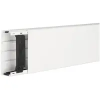 Hager LF4011009016 Leitungsführungskanal aus PVC LF 40x110mm verkehrsweiß - 2 Meter