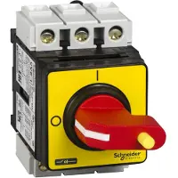 Schneider Electric Electric VVE0 Lasttrennschalter VVE, TeSys, 3p, 690 V 25A, abschließbarer roter Griff