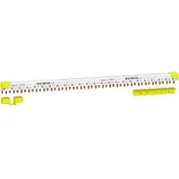 Schneider Electric A9XPC724 Acti9 Phasenschiene Stift, 3P+N, 9mm-Stift-Abstand, 80A, 24 Module, 4-Endkappen