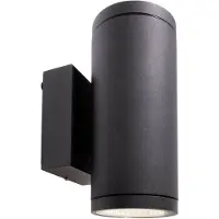 Deko-light LED Wandaufbauleuchte Mobby II Double 20W 1620lm 3000K IP55 Schwarzgrau 731071