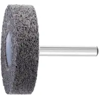 PFERD TOOLS POLINOX verpresster Vlies-Schleifstift Zylinderform PNER Ø 50x13 mm Schaft-Ø 6mm Weich SIC Fein für Finish - 47700223