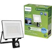 Philips LED Ultra-Efficient Fluter Lois in Anthrazit 14W 2650lm IP65 mit Bewegungsmelder und Dämmerungssensor