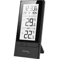 Technoline WS 9787, Schwarz, Innen-Thermometer, Außen-Thermometer, Thermometer, Akku, 65 mm, 19 mm