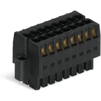 Wago 713-1106/107-9037/032-000 1-Leiter-Federleiste- 2-reihig,CAGE CLAMP,1,5 mm2,schwarz 71311061079037032000 - 50 Stück
